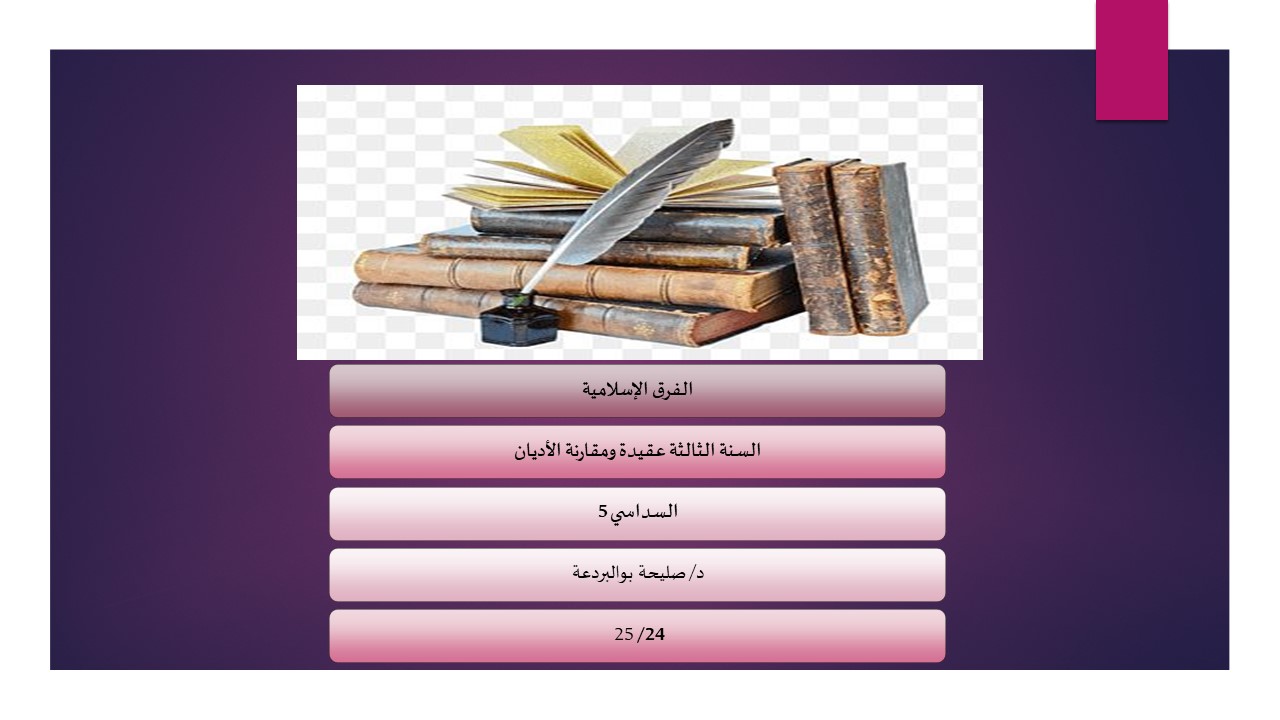 الفرق الاسلامية